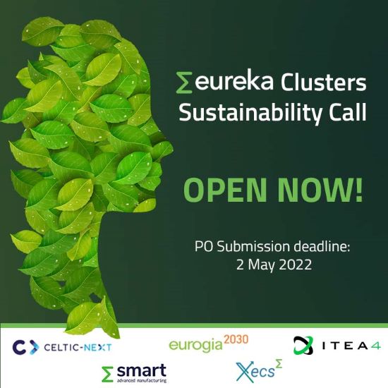 EUREKA Clusters Sustainability Call 2022 is Open!