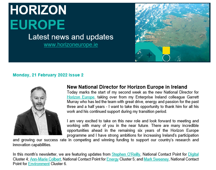 Horizon Europe Newsletter No.2